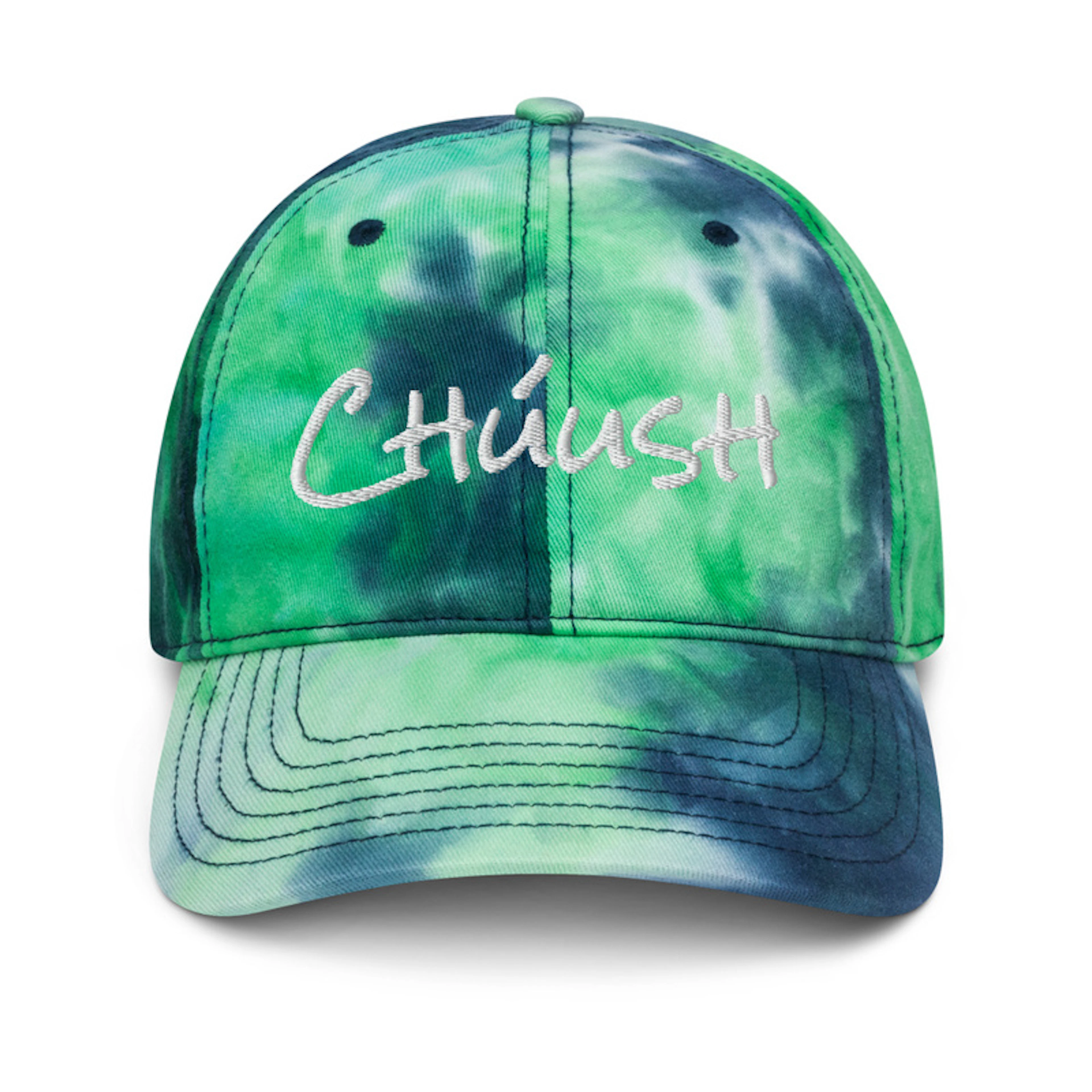Chúush Retro Tie Dye Hat (Green/Blue)