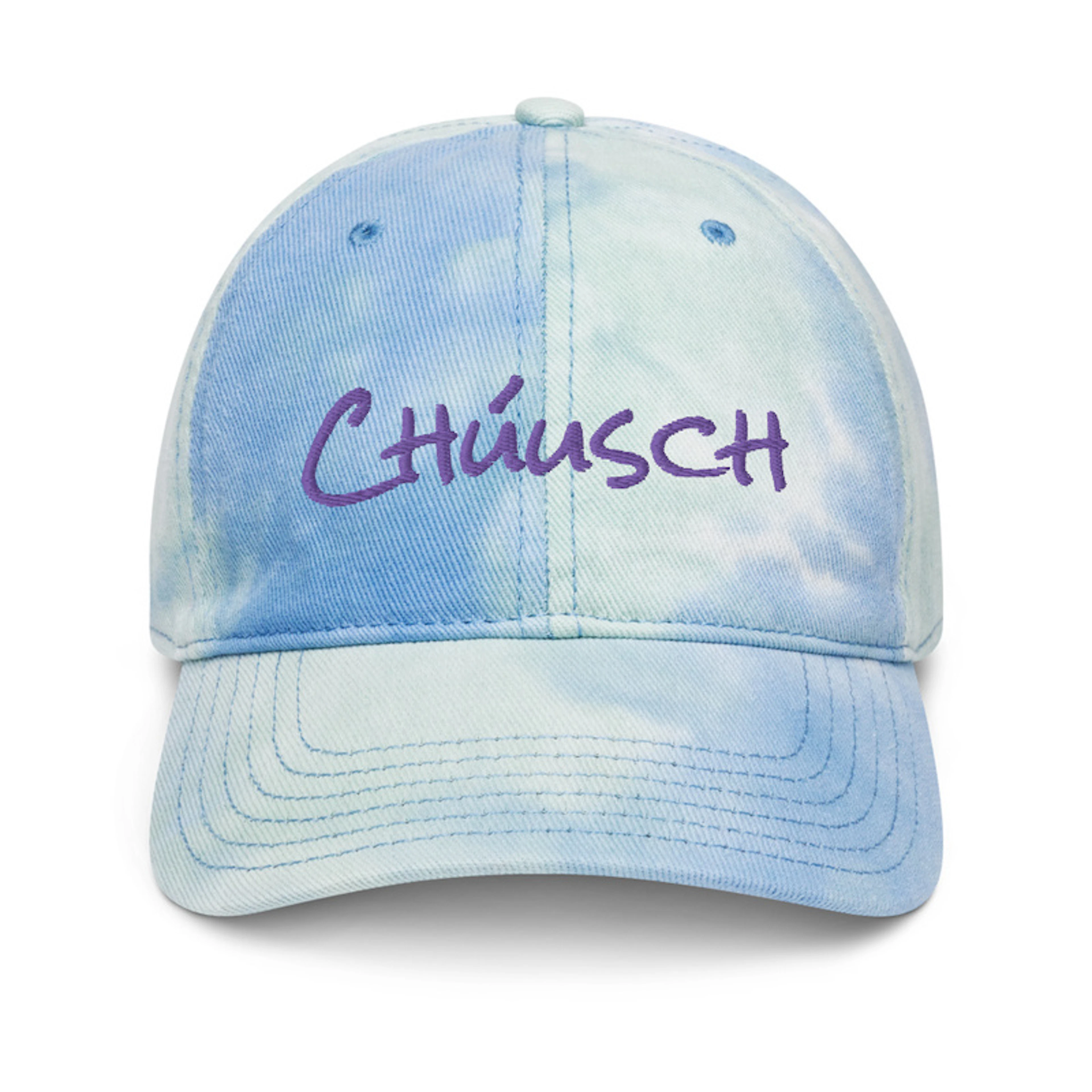 Chúush Retro Tie Dye Hat (Blue Wash)